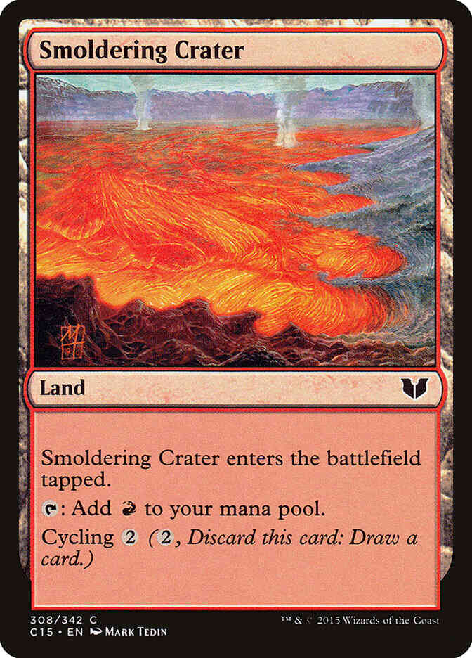 Smoldering Crater [308] [Commander 2015] [Non-Foil]