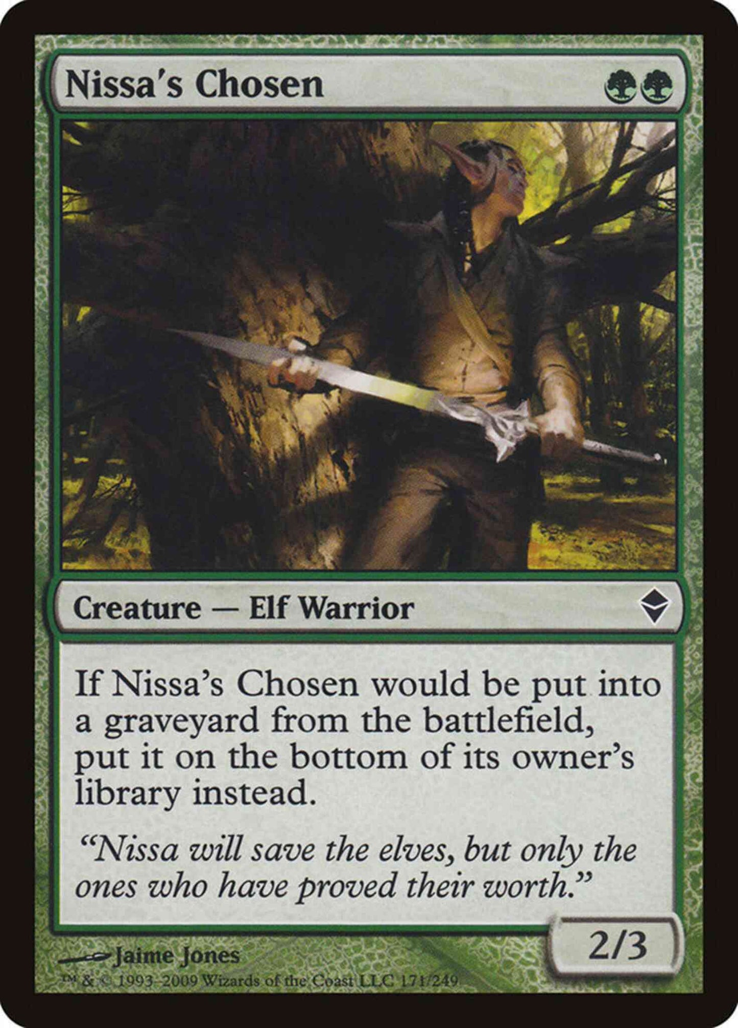 Nissa's Chosen [171] [Zendikar] [Non-Foil]