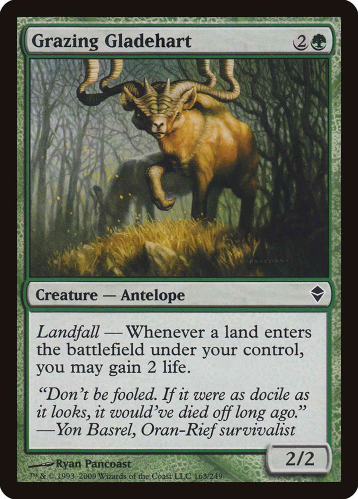 Grazing Gladehart [163] [Zendikar] [Non-Foil]