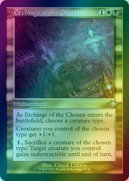 Etchings of the Chosen [25] [Retro Frame] [Modern Horizons 1 Timeshifts] [Foil]