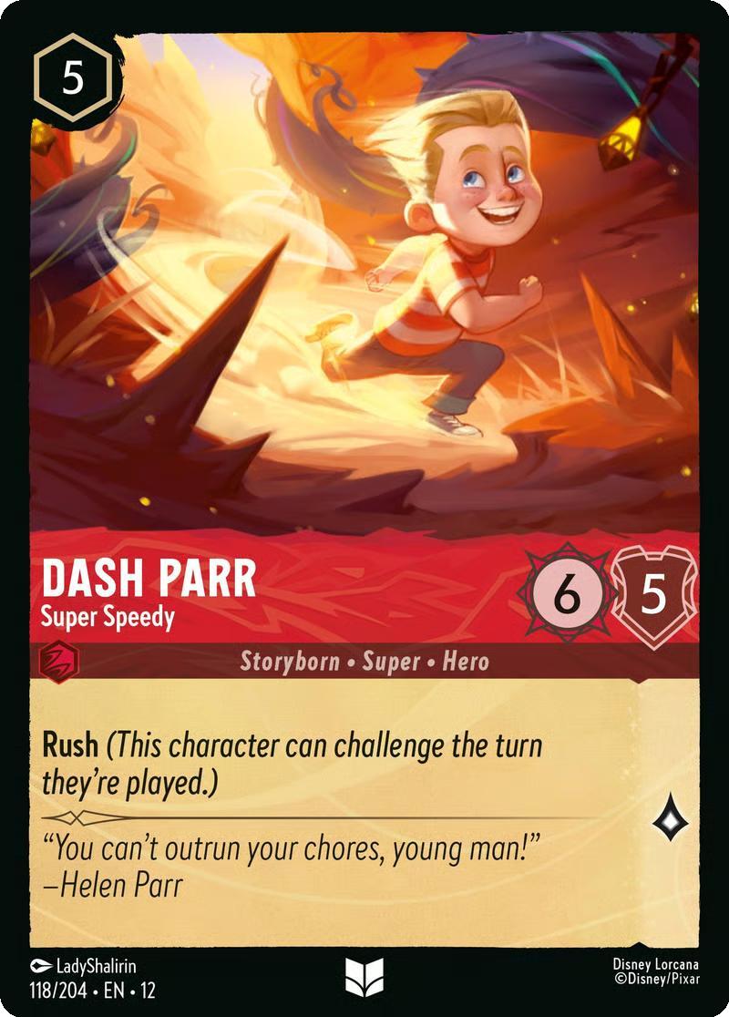 Dash Parr - Super Speedy - 118/204 [Wilds Unknown] [Non-Foil]