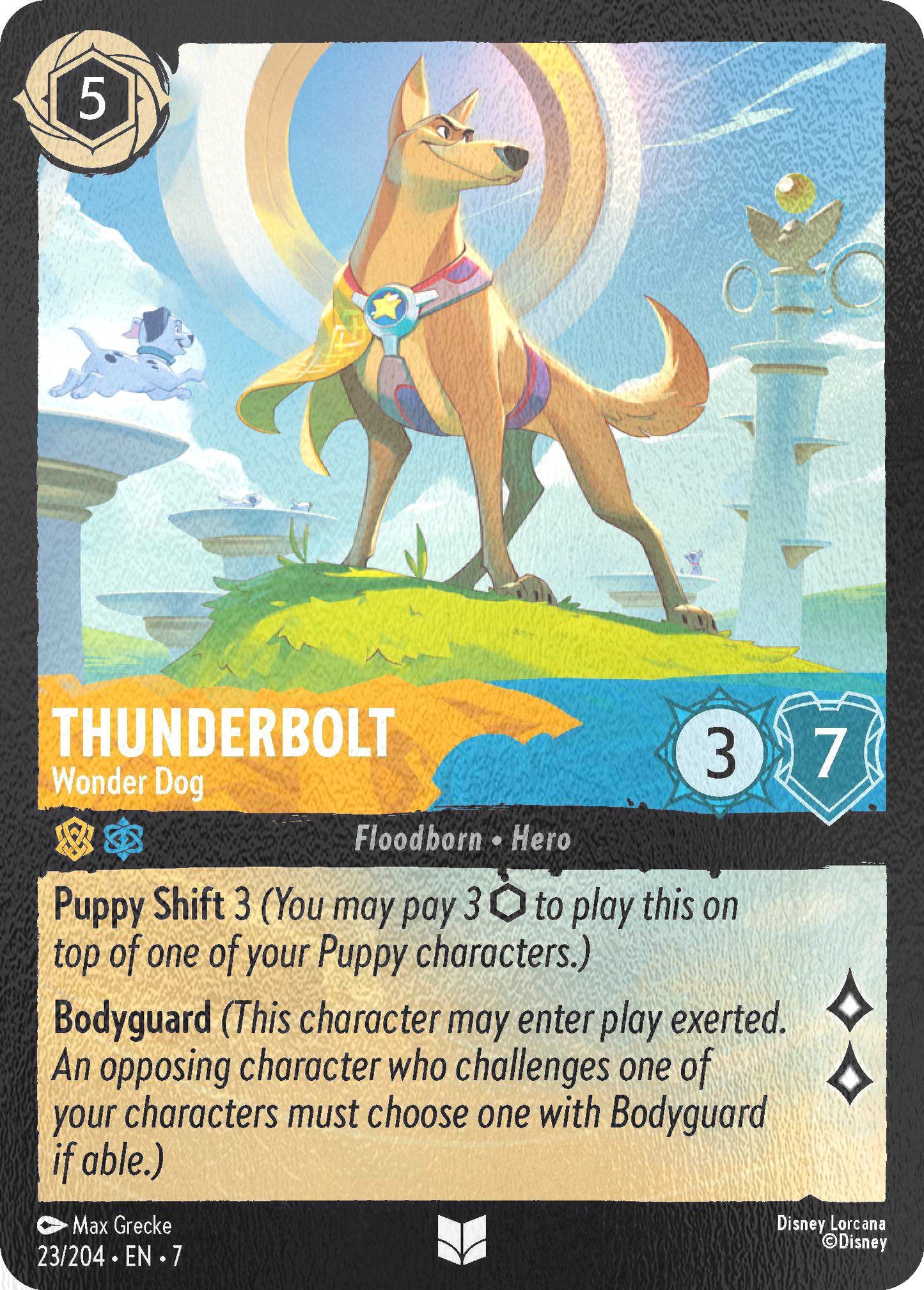 Thunderbolt - Wonder Dog - 23/204 [Archazia's Island] [Cold Foil]
