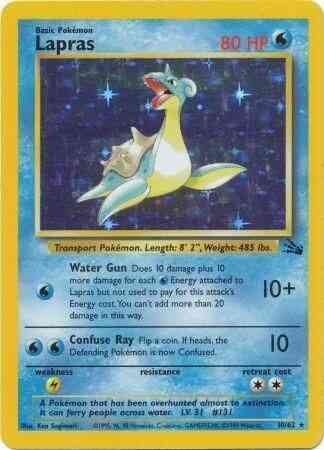 Lapras - 10/62 - Rare - Unlimited [base3U-10] [Holo]
