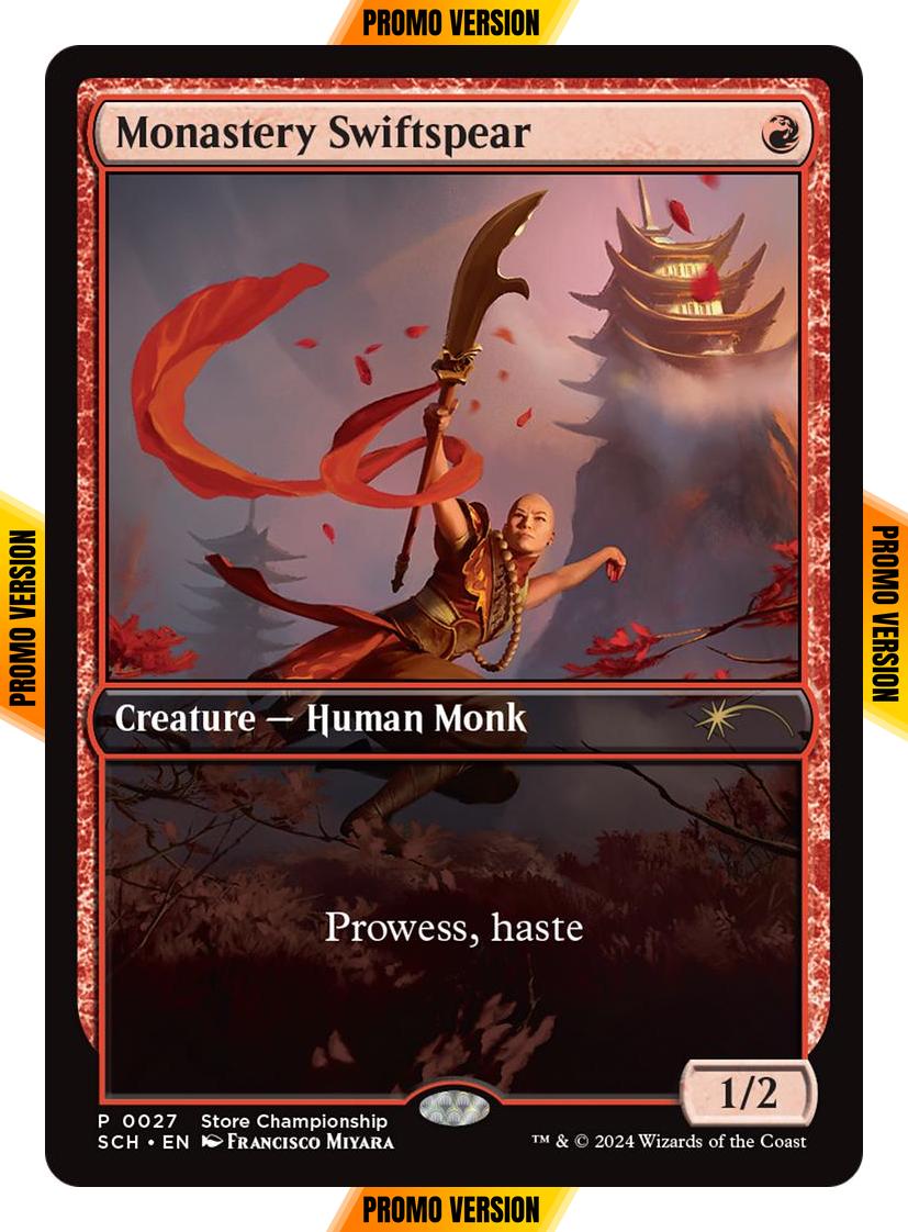 Monastery Swiftspear [27] [Store Championships] [Non-Foil]