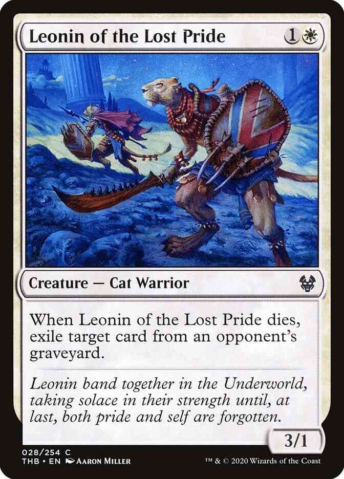 Leonin of the Lost Pride [28] [Theros Beyond Death] [Non-Foil]