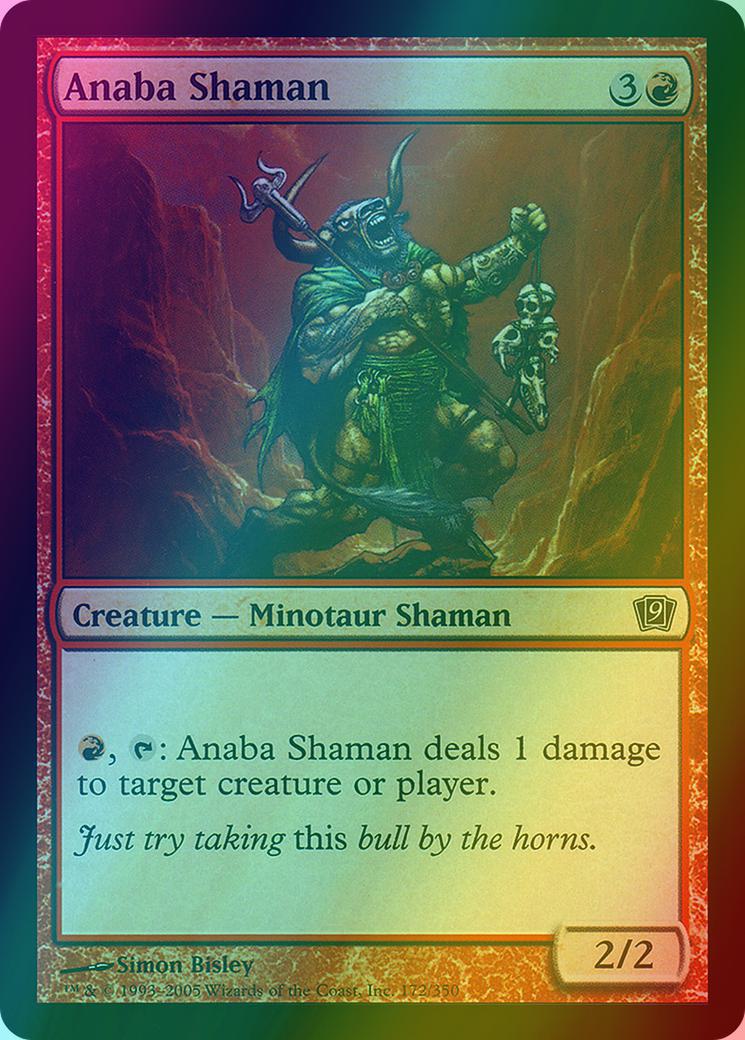 Anaba Shaman [172x] [Ninth Edition] [Foil]