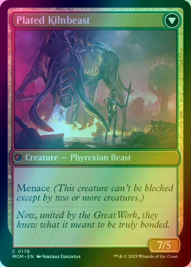 Bonded Herdbeast // Plated Kilnbeast [178] [March of the Machine] [Foil]
