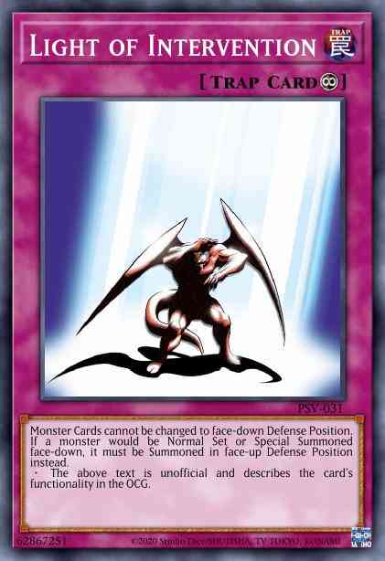 Light of Intervention - PSV-031 - Common - 1st Edition