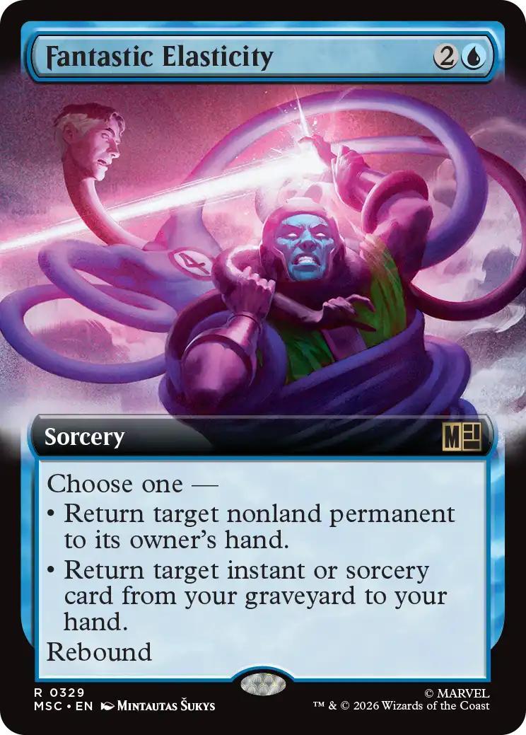 Fantastic Elasticity [329] [Extended Art] [Marvel Super Heroes: Commander] [Non-Foil]