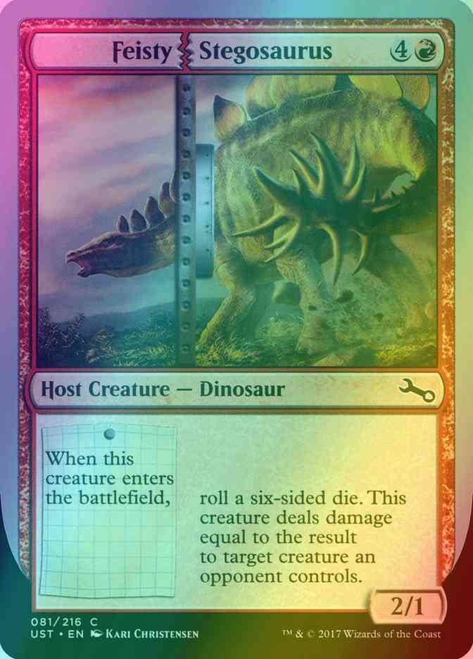 Feisty Stegosaurus [81] [Unstable] [Foil]