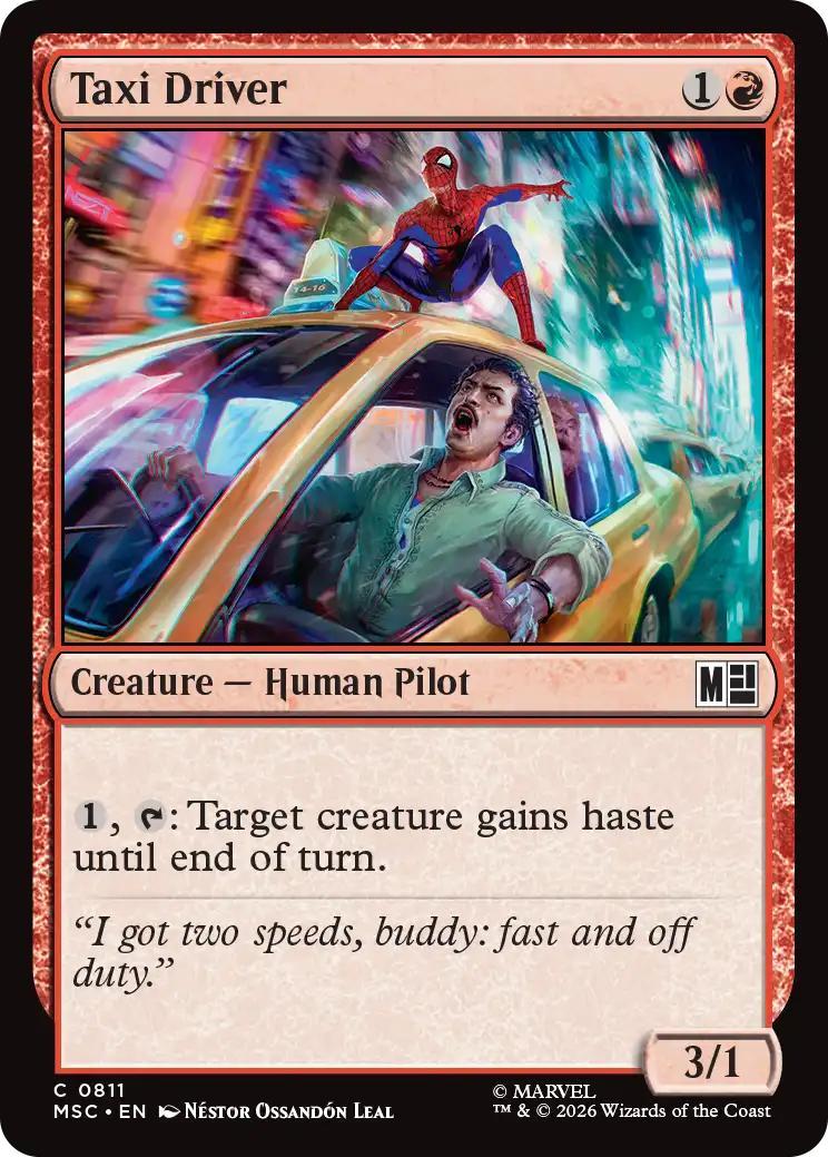 Taxi Driver [811] [Jumpstart] [Marvel Super Heroes: Commander] [Non-Foil]