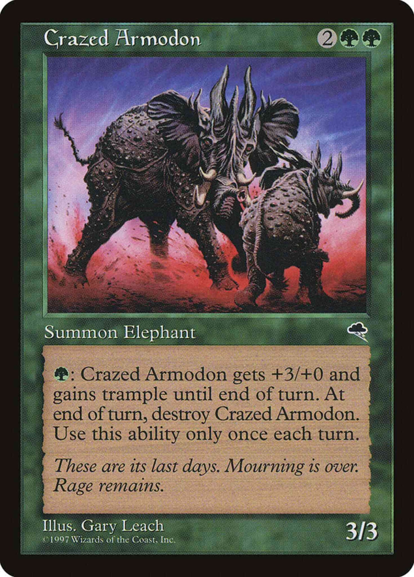 Crazed Armodon [220] [Tempest] [Non-Foil]