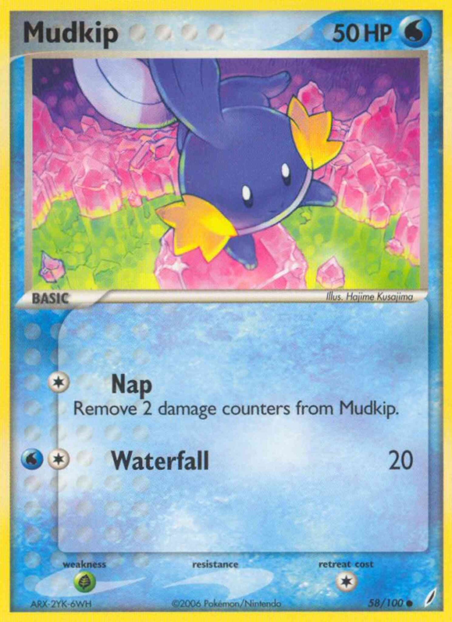 Mudkip - 58/100 - Common [ex14-58] [Reverse Holo]