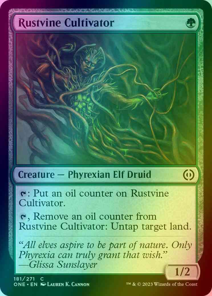 Rustvine Cultivator [181] [Phyrexia: All Will Be One] [Foil]