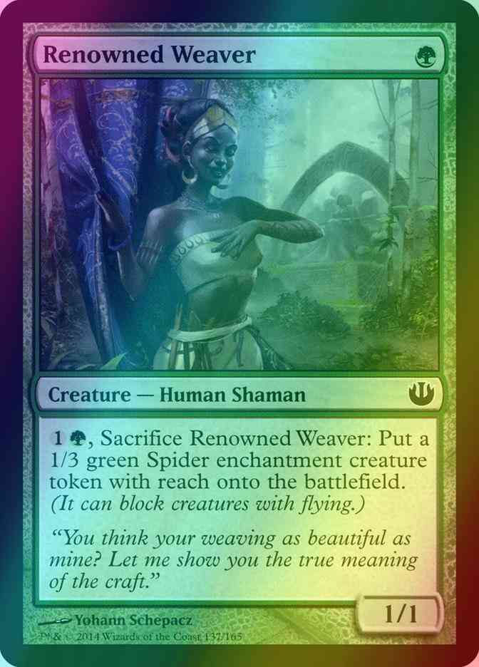 Renowned Weaver [137] [Journey into Nyx] [Foil]