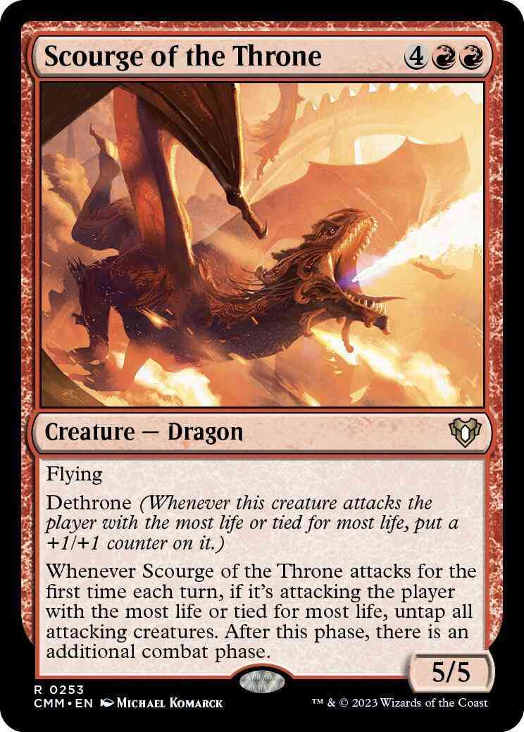 Scourge of the Throne [253] [Commander Masters] [Non-Foil]