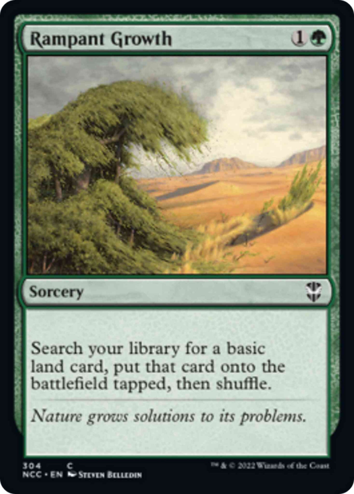 Rampant Growth [304] [Streets of New Capenna: Commander] [Non-Foil]