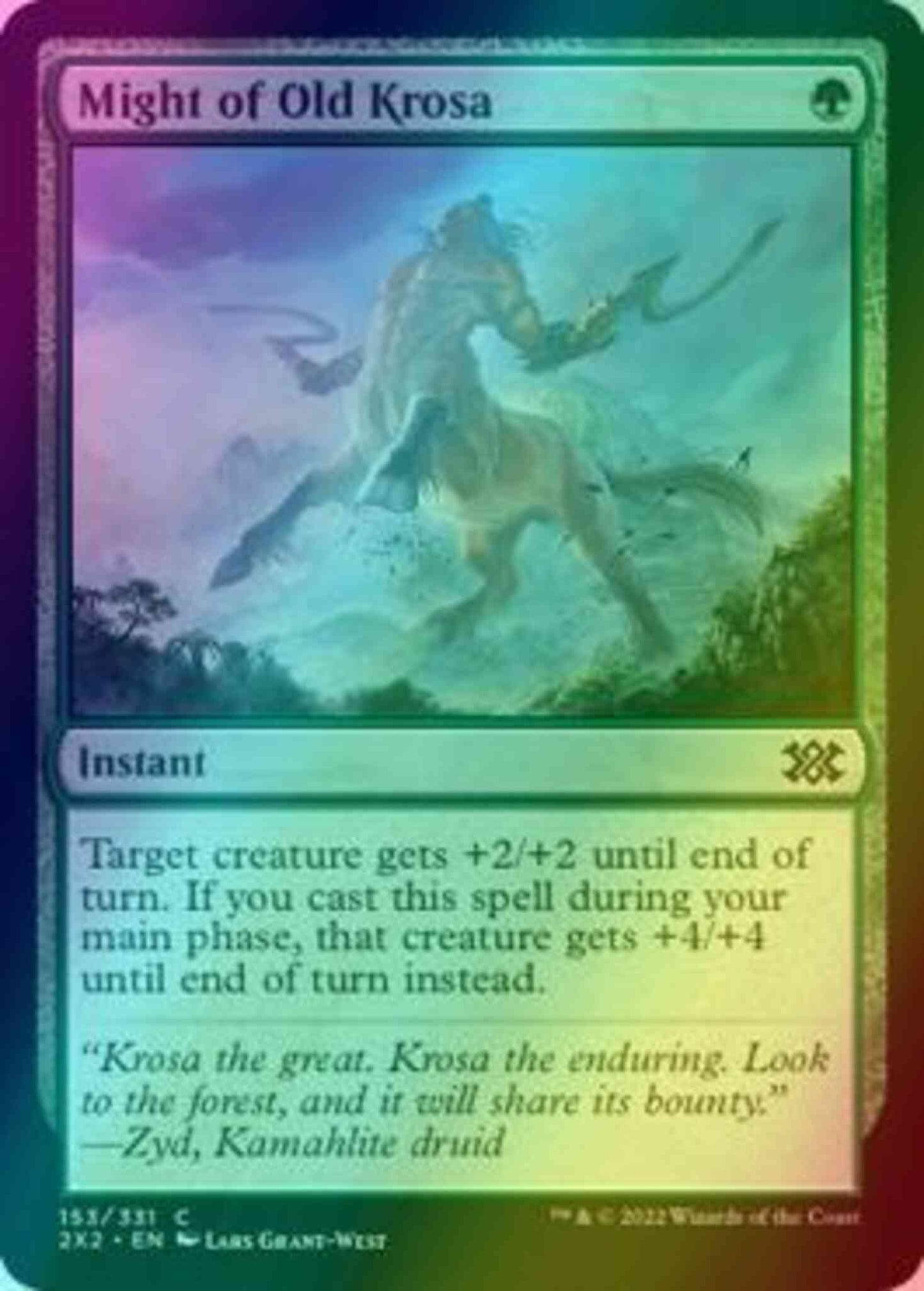 Might of Old Krosa [153] [Double Masters 2022] [Foil]