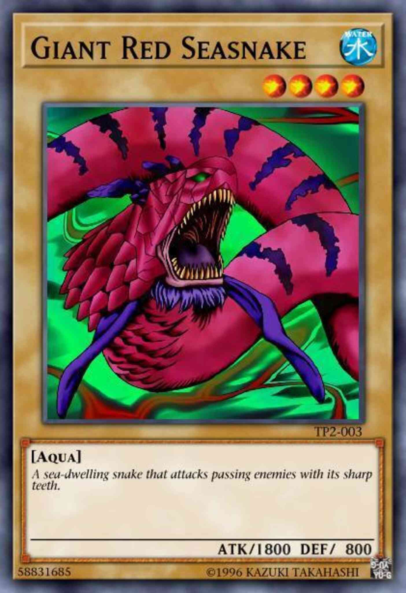 Giant Red Seasnake - TP4-007 - Rare - Unlimited