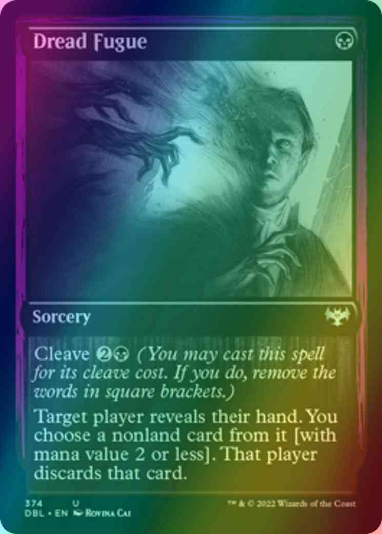 Dread Fugue [374] [Innistrad: Double Feature] [Foil]