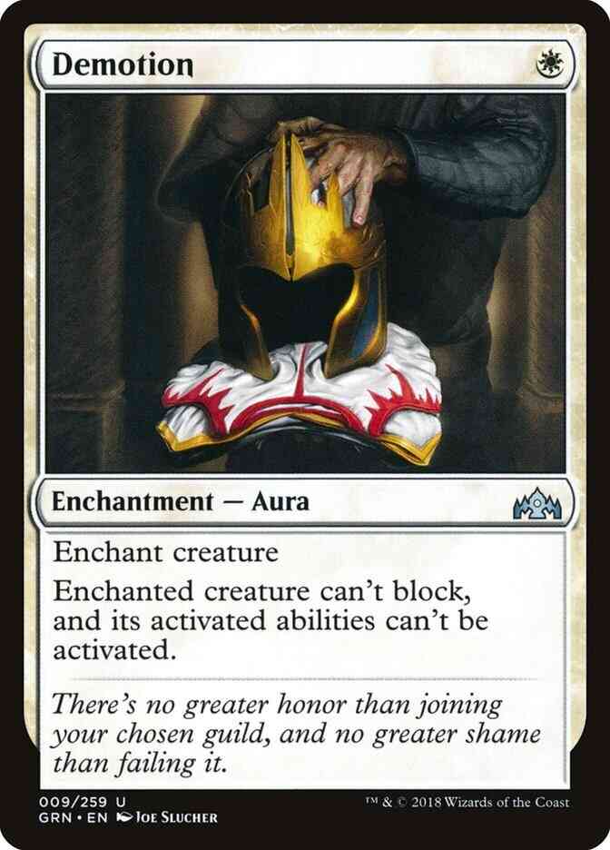 Demotion [9] [Guilds of Ravnica] [Non-Foil]