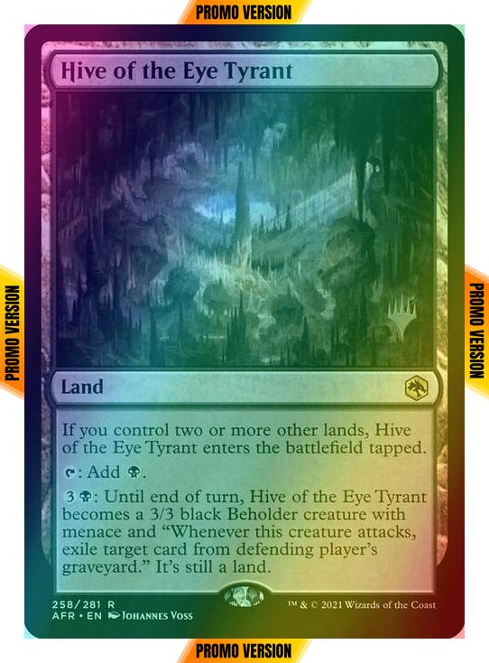 Hive of the Eye Tyrant [Promo Pack] [258p] [Adventures in the Forgotten Realms Promos] [Foil]