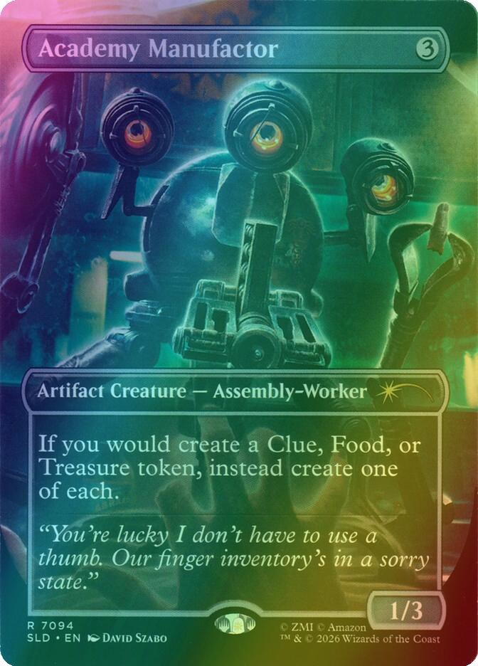 Academy Manufactor [7094] [Borderless] [Fallout: Beyond Vault 33] [Secret Lair Drop] [Foil]