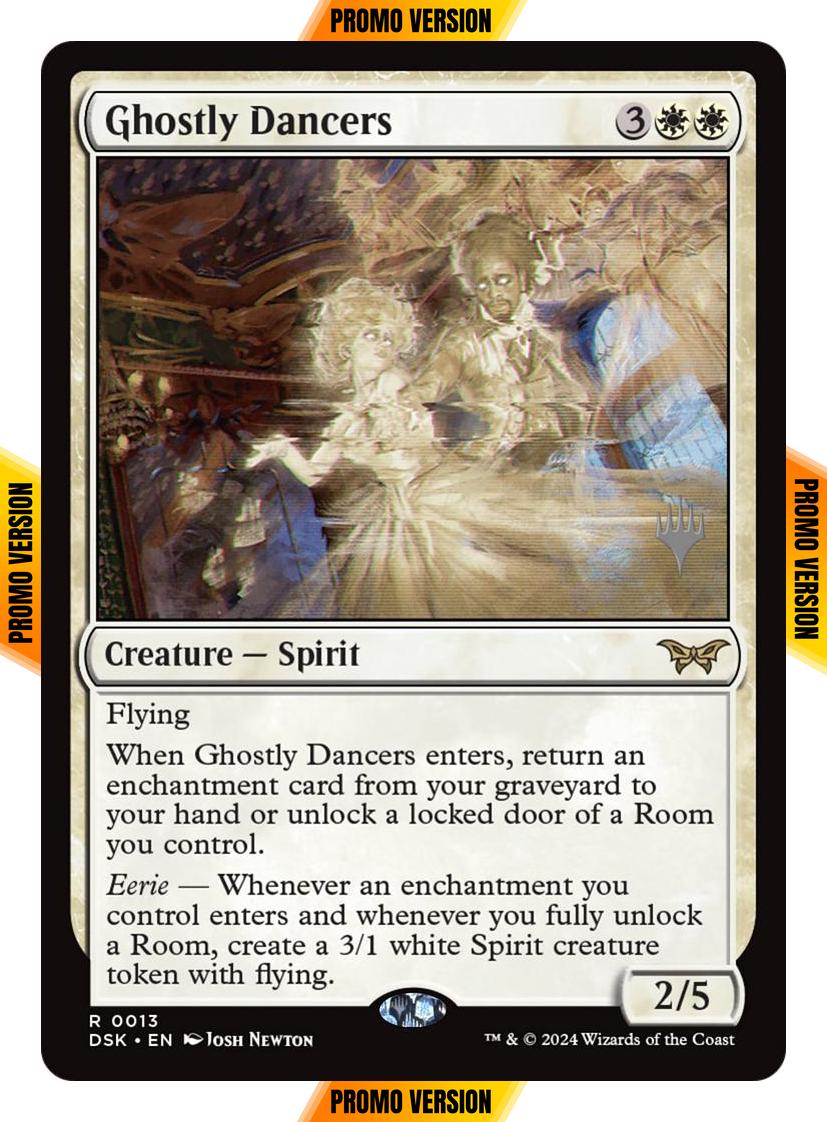 Ghostly Dancers [13p] [Promo Pack] [Duskmourn: House of Horror: Promos] [Non-Foil]