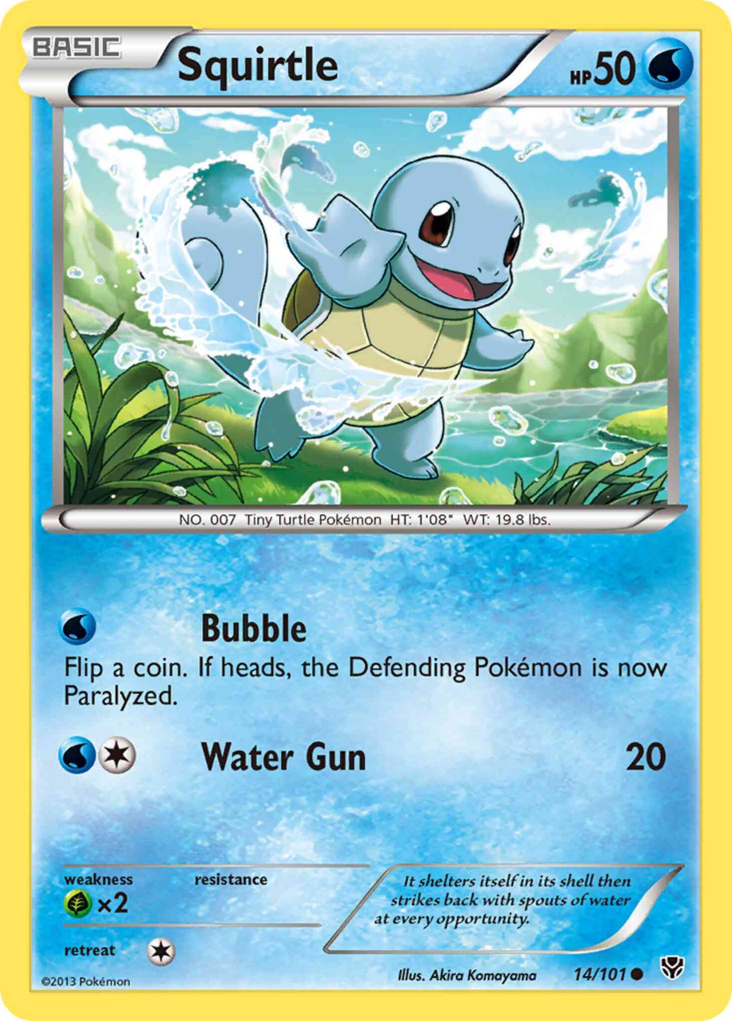 Squirtle - 14/101 - Common [bw10-14] [Non-Holo]