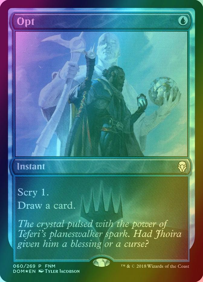 Opt [60] [Dominaria Promos] [Foil]
