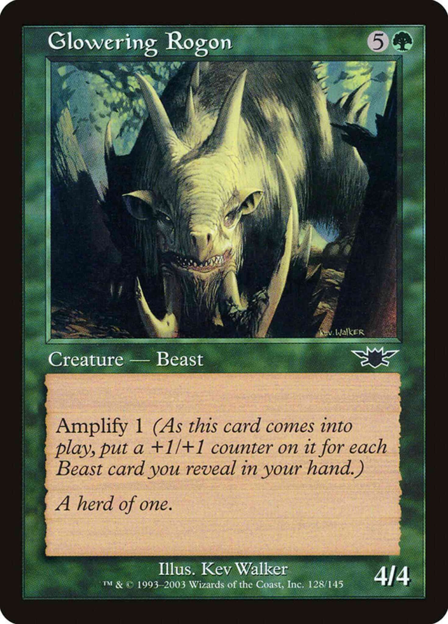 Glowering Rogon [128] [Legions] [Non-Foil]