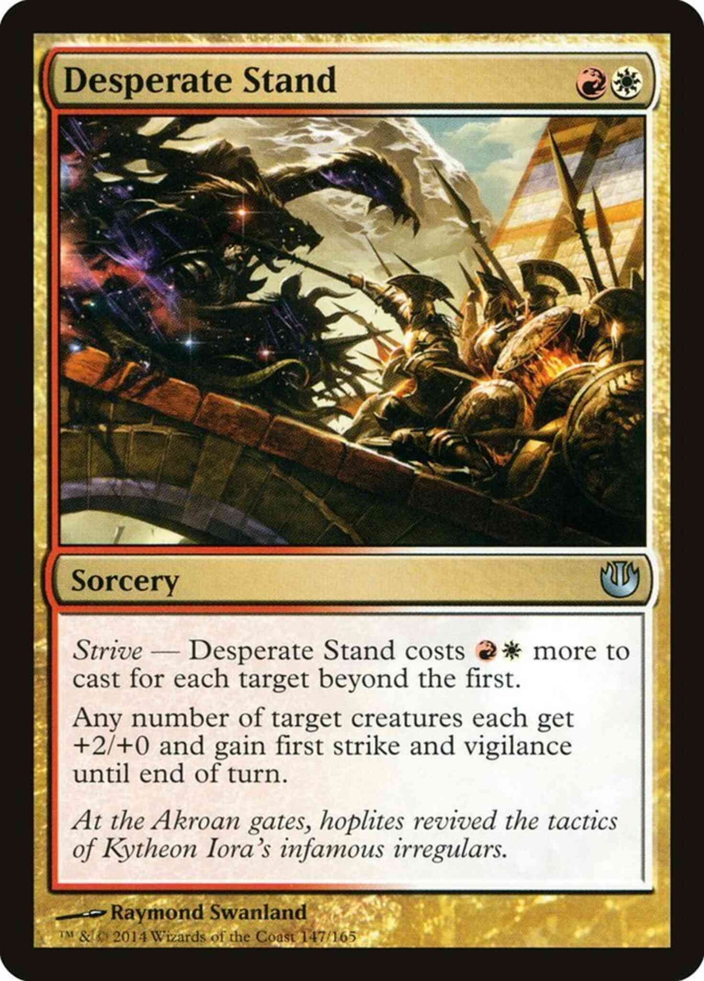 Desperate Stand [147] [Journey into Nyx] [Non-Foil]