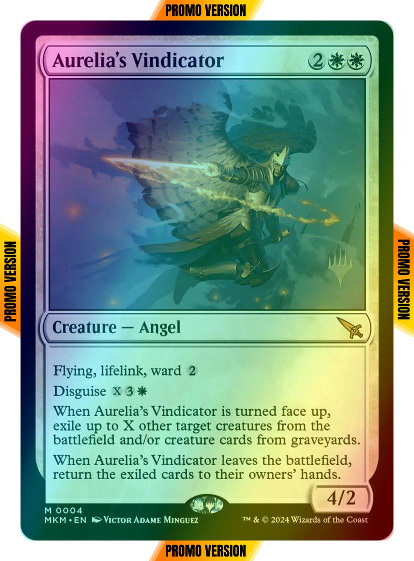 Aurelia's Vindicator [4p] [Promo Pack] [Murders at Karlov Manor: Promos] [Foil]