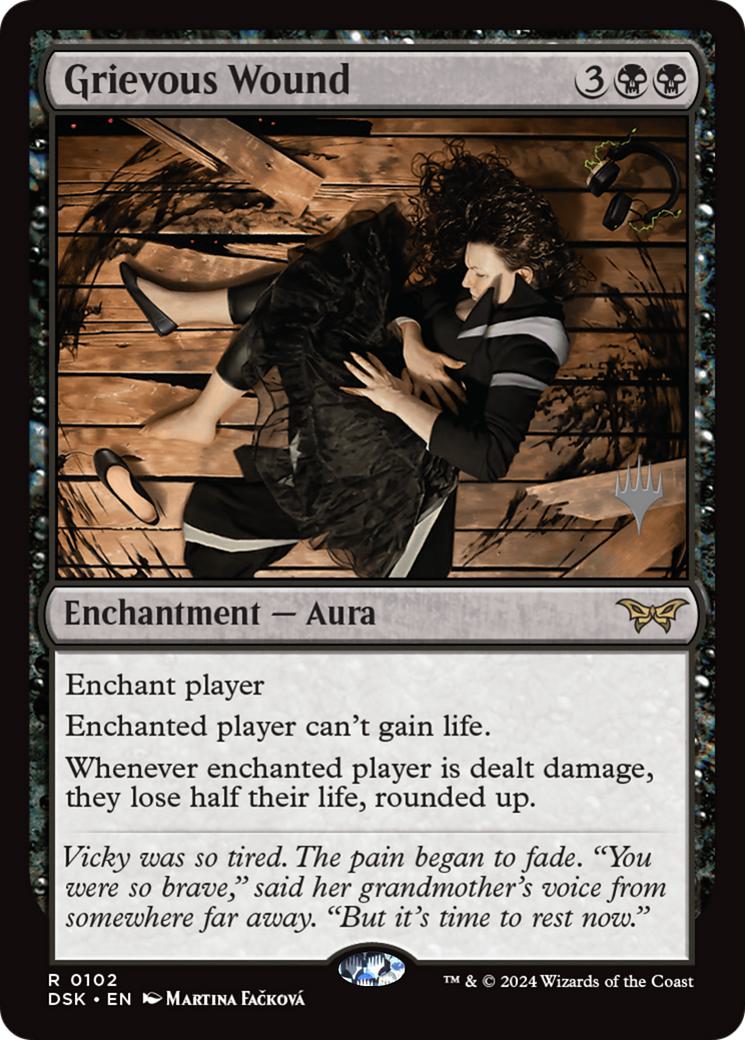 Grievous Wound [102p] [Promo Pack] [Duskmourn: House of Horror: Promos] [Non-Foil]