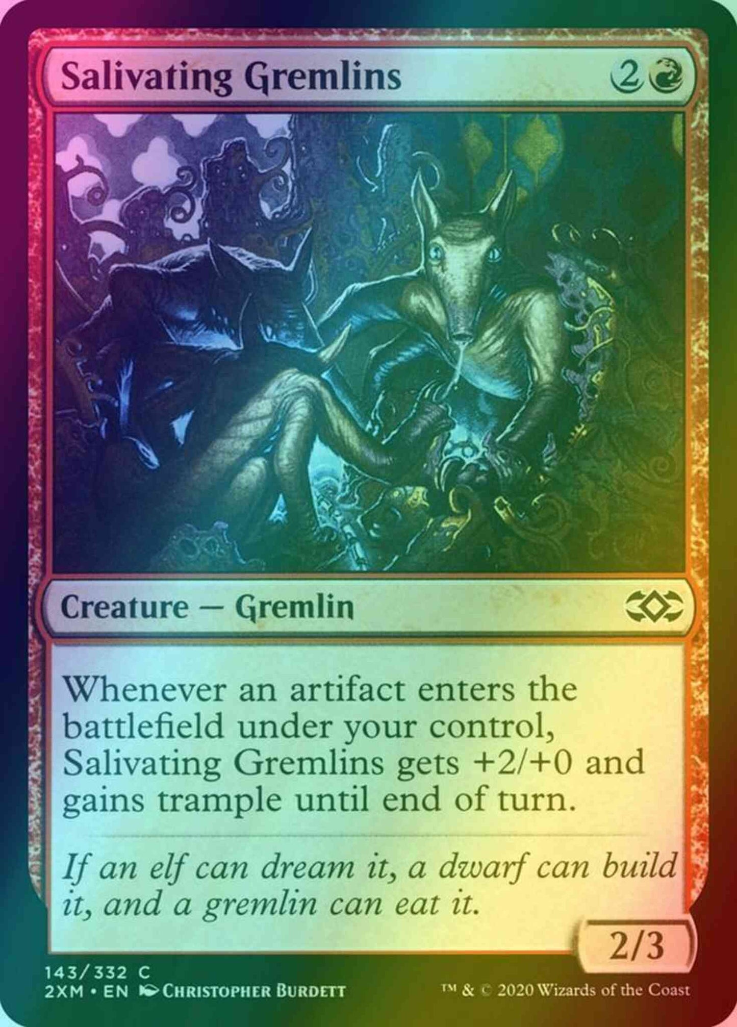 Salivating Gremlins [143] [Double Masters] [Foil]