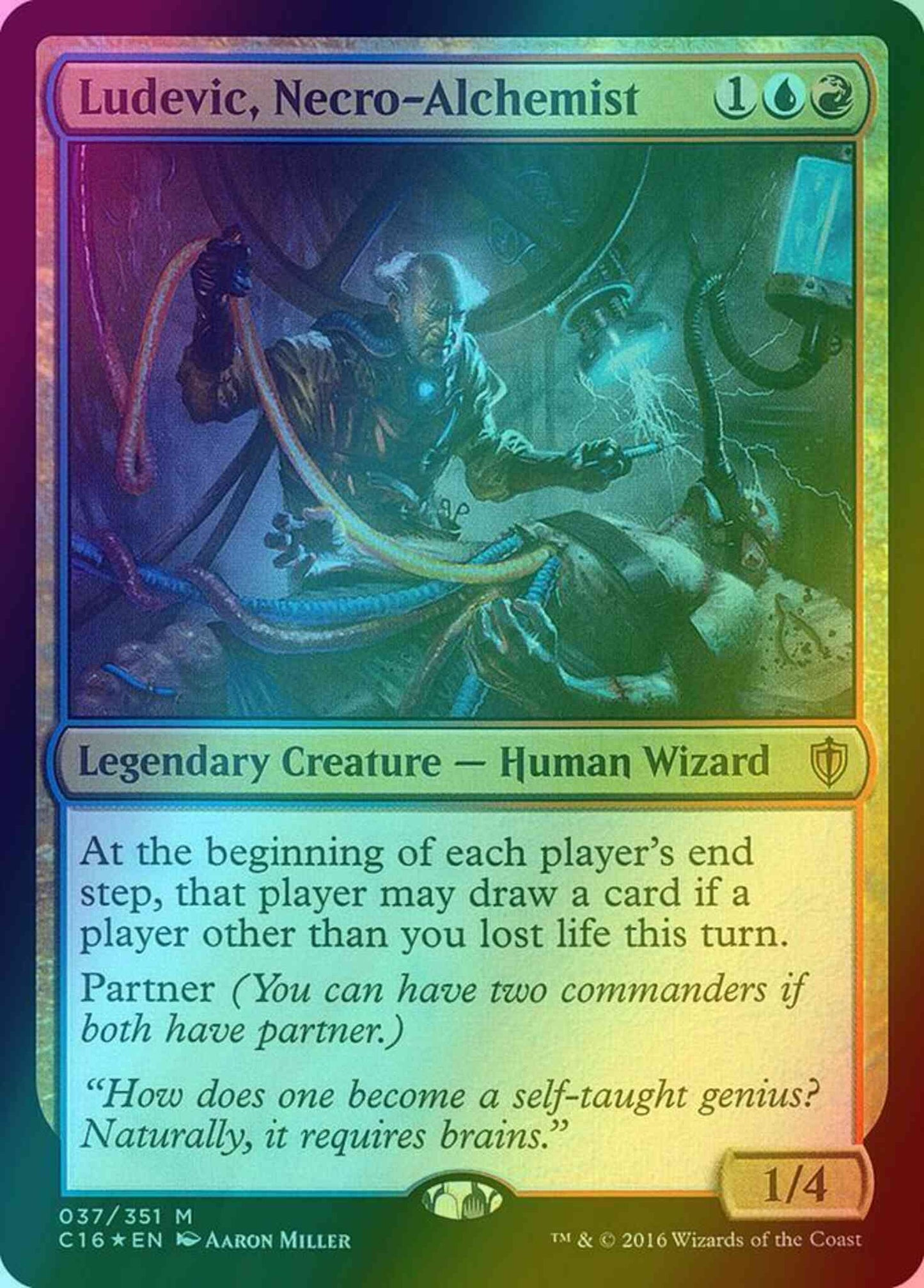 Ludevic, Necro-Alchemist [37] [Commander 2016] [Foil]