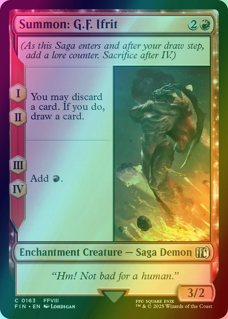 Summon: G.F. Ifrit [163] [FINAL FANTASY] [Foil]