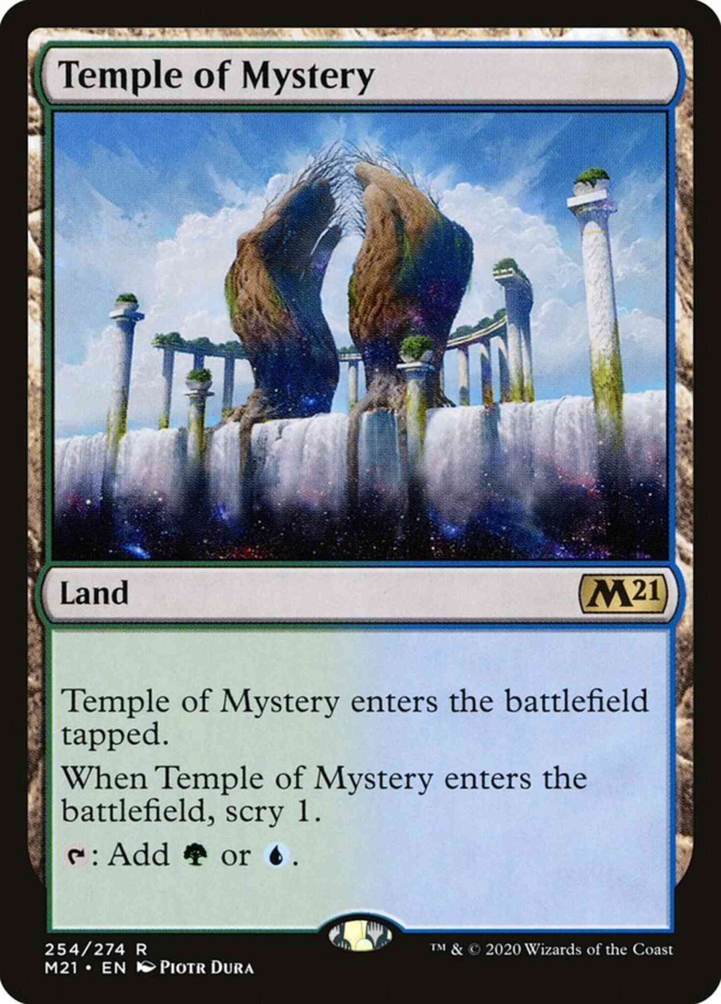 Temple of Mystery [254] [Core Set 2021] [Non-Foil]