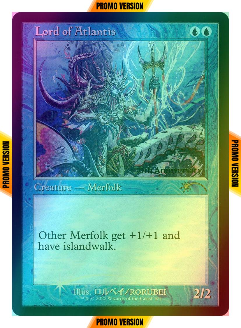 Lord of Atlantis [2x] [Retro Frame] [30th Anniversary History Promos] [Foil]