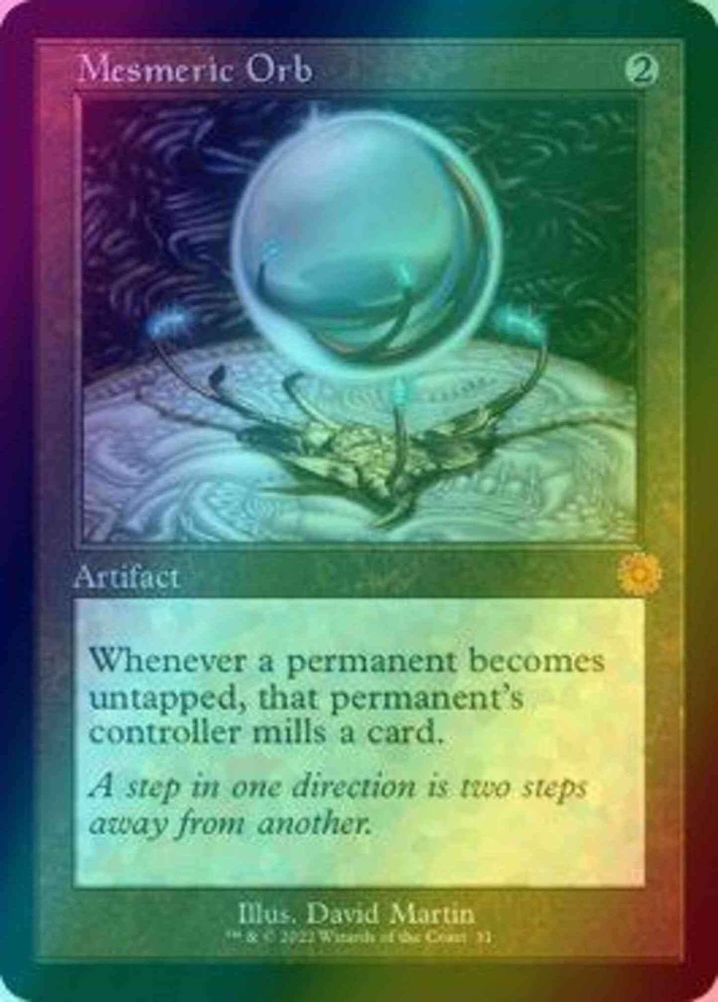 Mesmeric Orb [31] [Retro Frame] [The Brothers' War Retro Artifacts] [Foil]