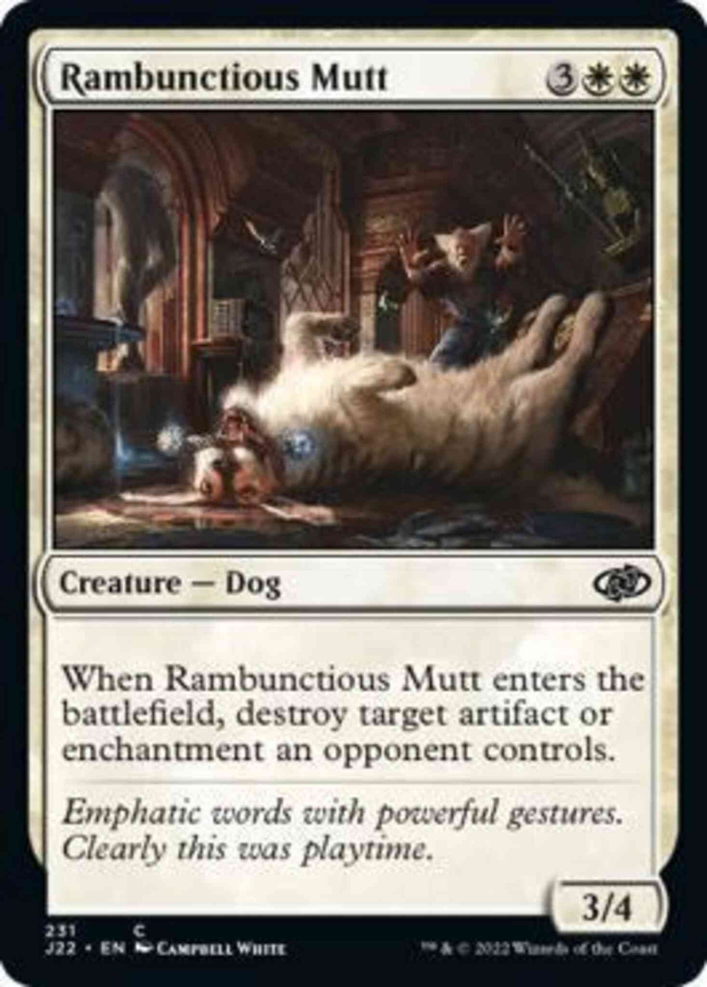Rambunctious Mutt [231] [Jumpstart 2022] [Non-Foil]