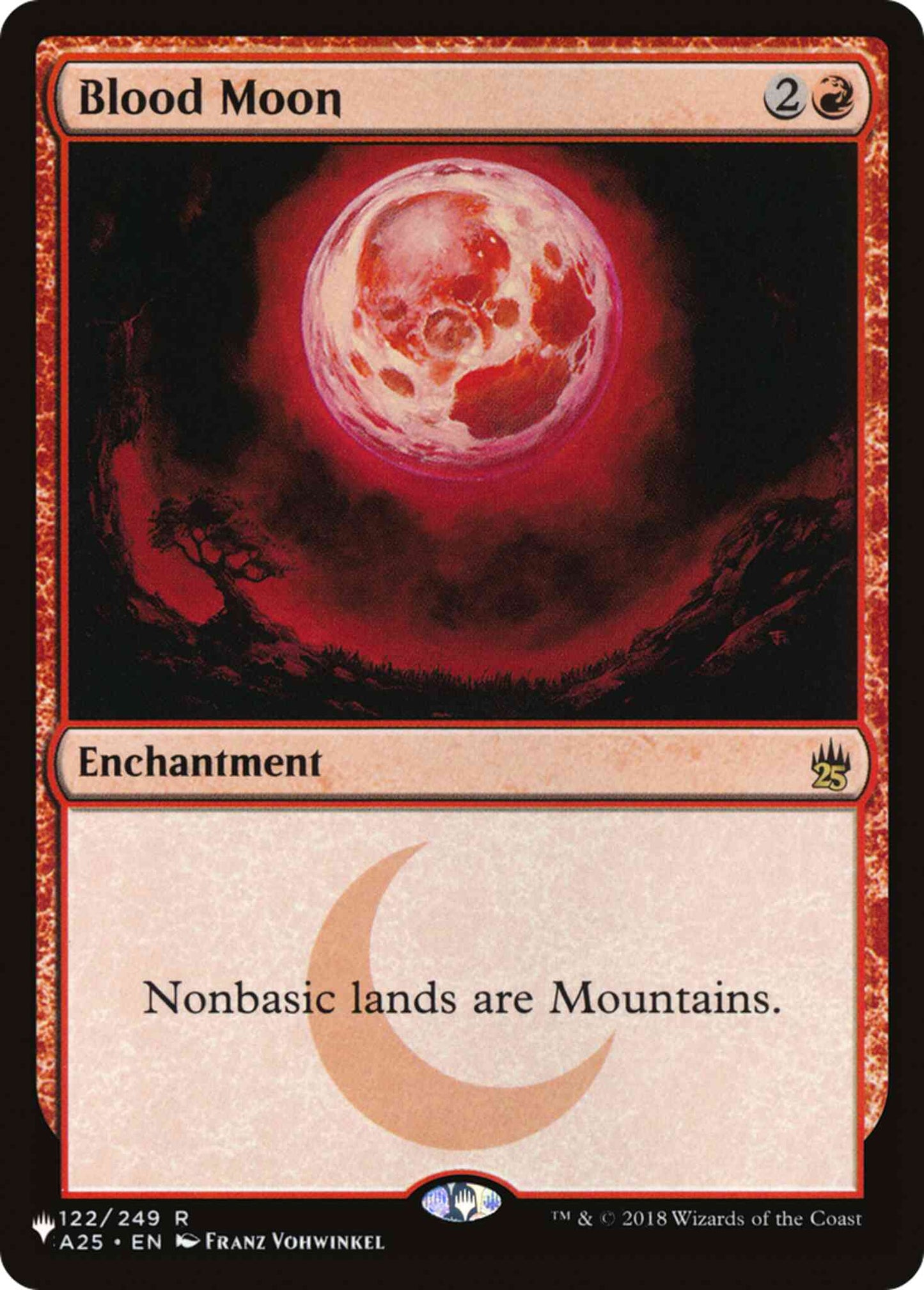 Blood Moon [A25-122] [The List] [Non-Foil]