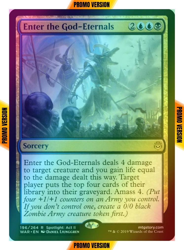 Enter the God-Eternals [196p] [Promo Pack] [War of the Spark Promos] [Foil]