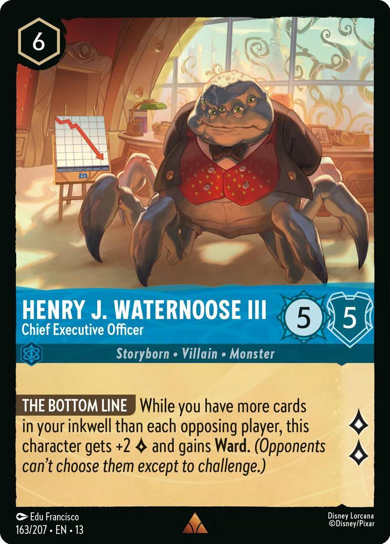 Henry J. Waternoose III - Chief Executive Officer - 163/204 [Attack of the Vine!] [Non-Foil]