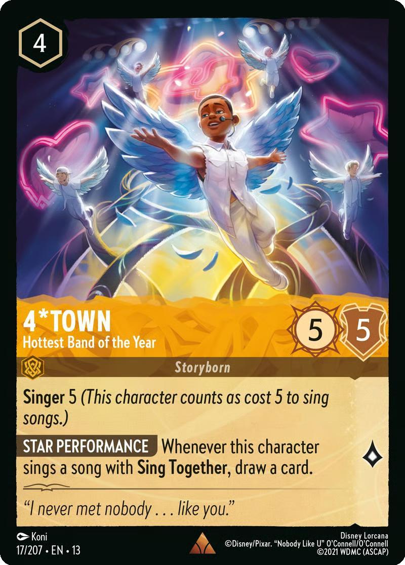 4*Town - Hottest Band of the Year - 17/204 [Attack of the Vine!] [Non-Foil]