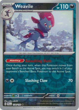 Weavile - 134/193 - Rare [sv02-134] [Reverse Holo]