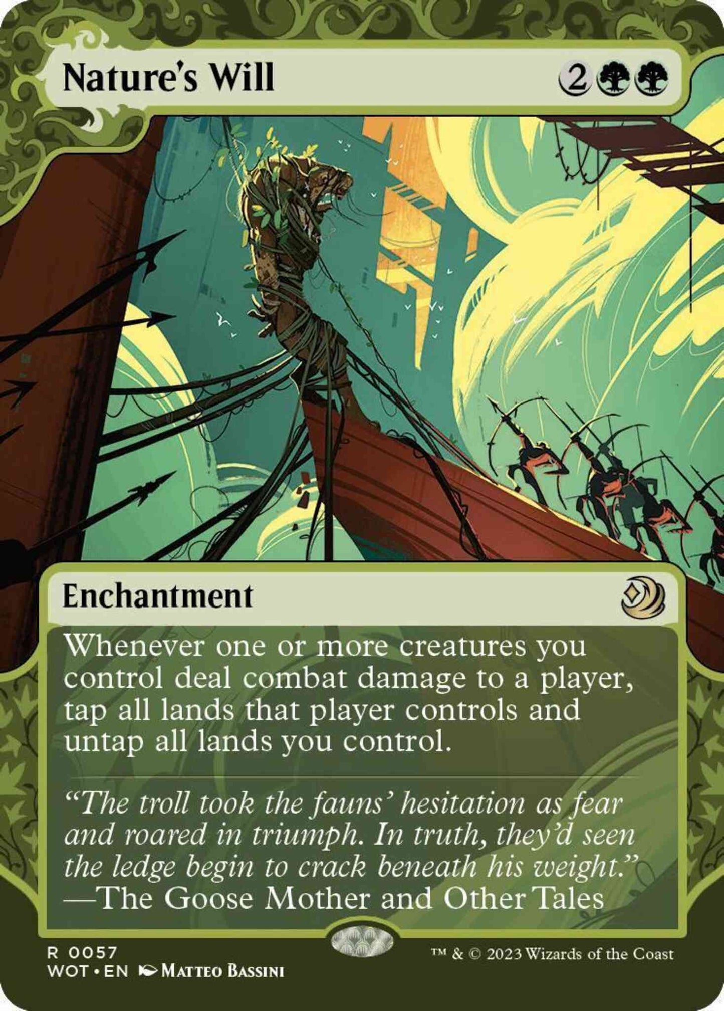 Nature's Will [57] [Enchanting Tale Showcase] [Wilds of Eldraine: Enchanting Tales] [Non-Foil]