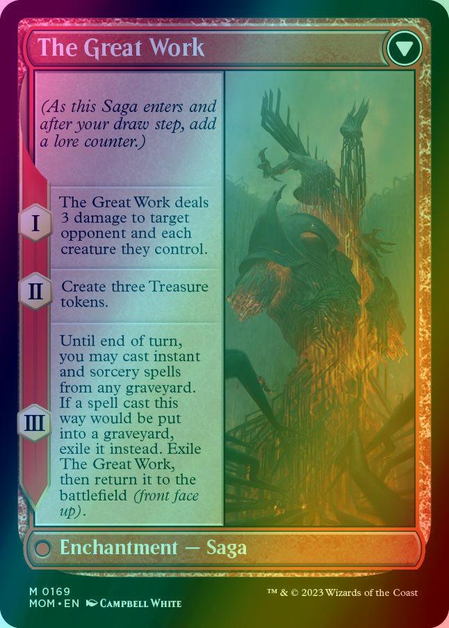 Urabrask // The Great Work [169] [March of the Machine] [Foil]