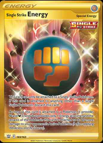 Single Strike Energy - 183/163 - Rare Secret [swsh5-183] [Secret]