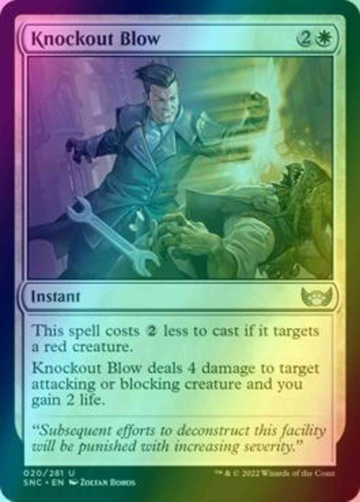 Knockout Blow [20] [Streets of New Capenna] [Foil]